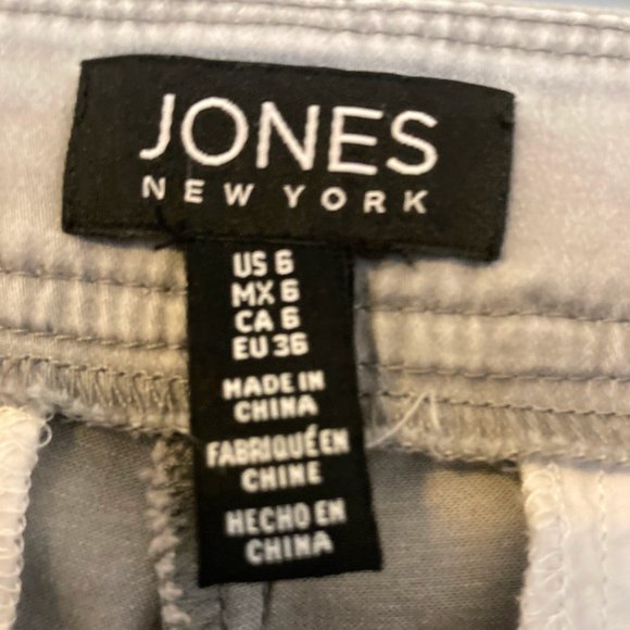 Jones New York Grace Ankle Gray Pant - Picture 6 of 8